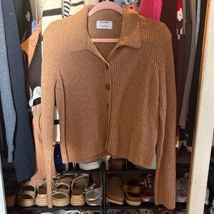Old navy brown button down sweater cardigan